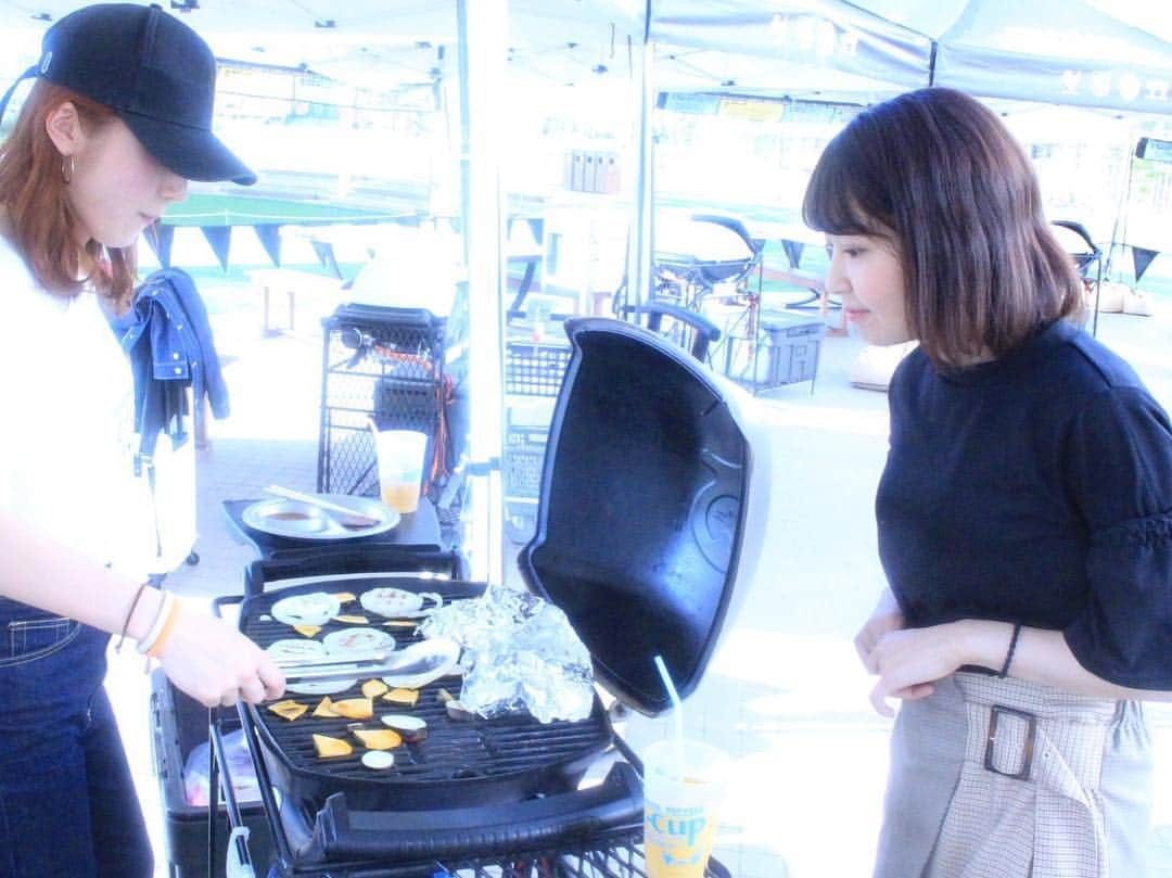 惣田紗莉渚さんのインスタグラム写真 - (惣田紗莉渚Instagram)「チームK2でのBBQ 楽しかったなあ♡🍖 #BBQ #バーベキュー #🍖 #名古屋」4月30日 8時56分 - sarisari0118