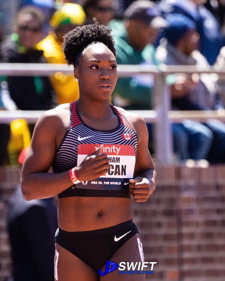 カミカ・ビンガムのインスタグラム：「Remember, the same God who made a way last time will make a way this time. ⁣ ———————————————— Penn Relays ✅. World Relays next 🇯🇵.」