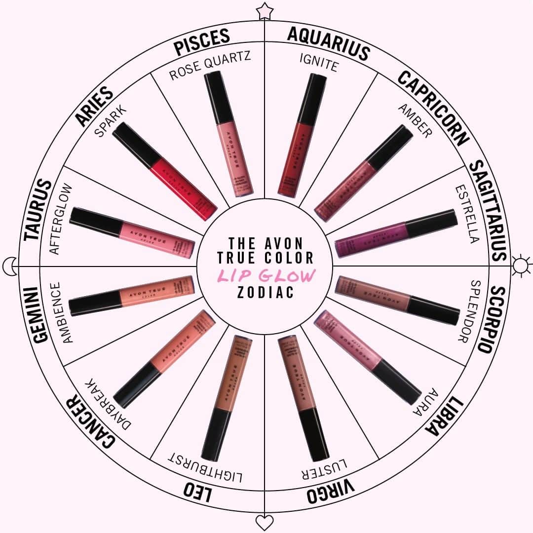 エイボンさんのインスタグラム写真 - (エイボンInstagram)「Which #LipGlow shade matches your #zodiac sign? Comment below with your results!」4月30日 4時00分 - avoninsider