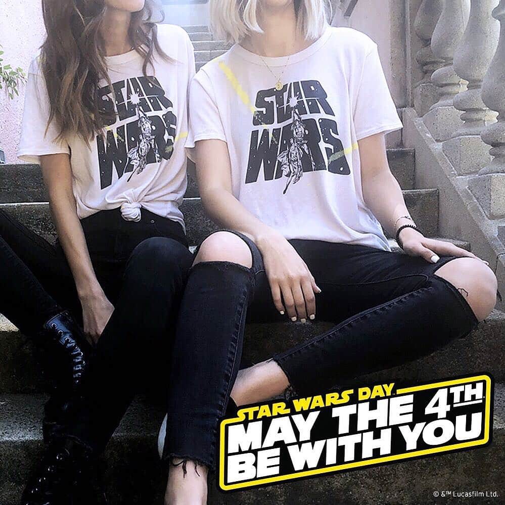チェイサーのインスタグラム：「Calling all Star Wars fans! ✨ May the force be with you while shopping these limited tees just in time for May the fourth 💫 only available from now until May 4th, also available in men’s! #StarWarsDay #MayThe4thBeWithYou #chaserbrand」