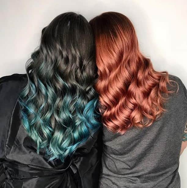CosmoProf Beautyさんのインスタグラム写真 - (CosmoProf BeautyInstagram)「Left or right? We just can't pick a favorite! 😍  Beautiful blue created using all @joico intensity with #olaplex Rose gold goodness created using all @kenraprofessional color & @olaplex  Hair by #COSMOPRO @noradababneh  #repost #licensedtocreate #cosmoprofbeauty #kenraprofessional #joicocolor #olaplexeveryservice #rosegoldhair #joicointensity #mermaidhair #colorfulhair」4月30日 5時00分 - cosmoprofbeauty