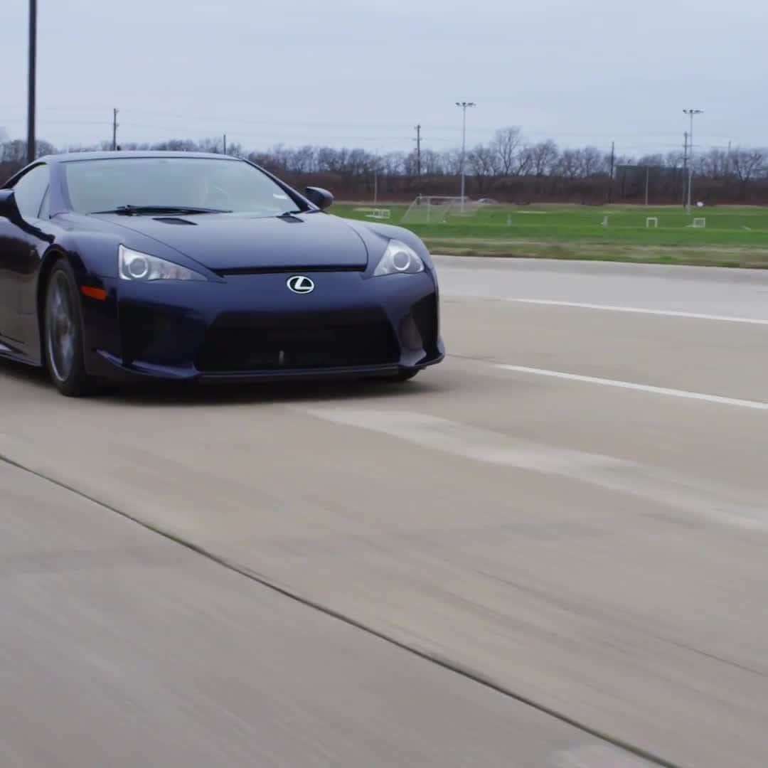 Lexus USAのインスタグラム：「"We own a piece of automotive history." Hear Charity and Robert Lee share their #LexusLFA story in this episode of Inspired By: Lexus Owners Stories. Link to the full video on IGTV. Correction: The video incorrectly lists the model year as 2010, but it is a 2012 model.」