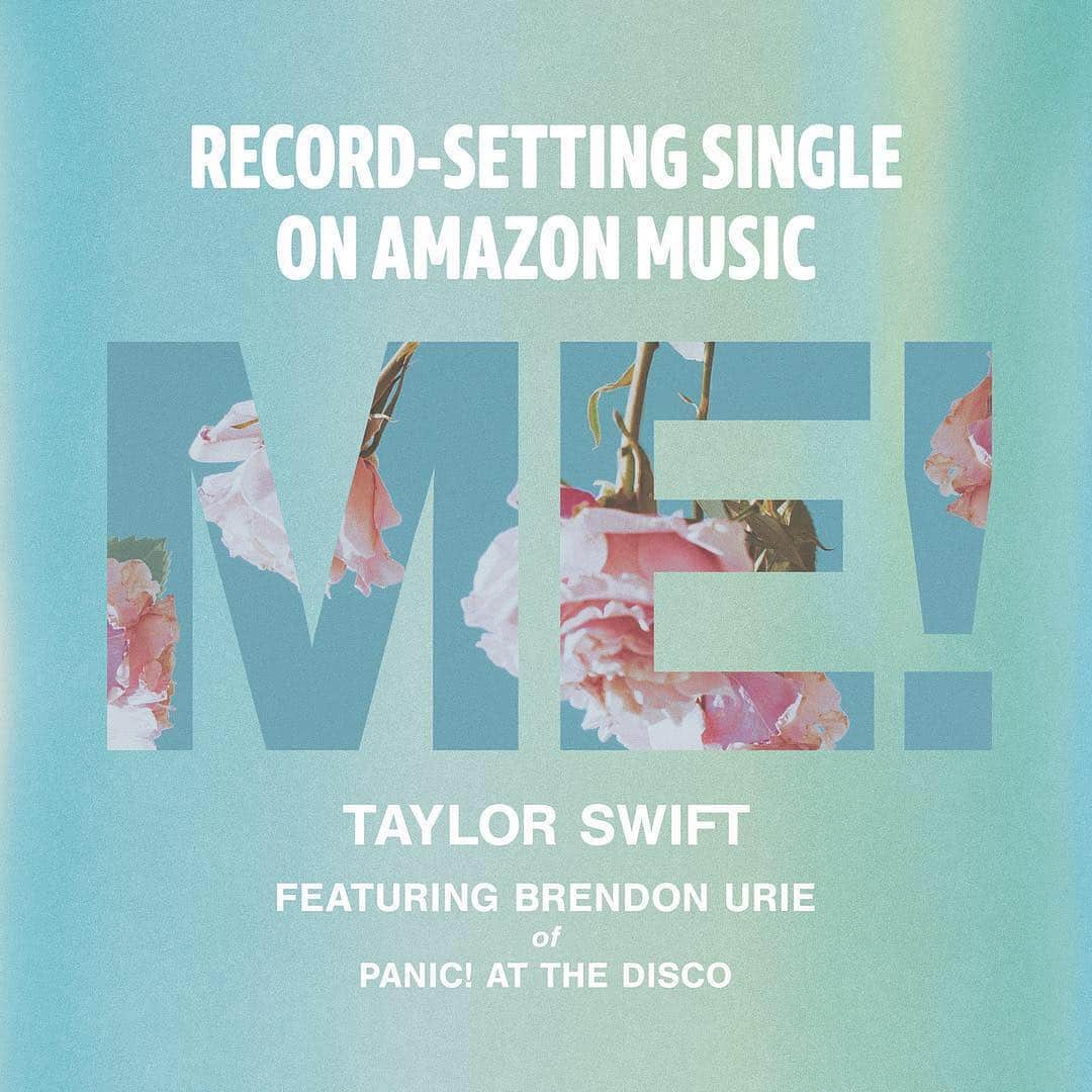 Amazonさんのインスタグラム写真 - (AmazonInstagram)「Congratulations to @taylorswift for putting the ‘ME!’ in AWESOME! ‘ME!’ broke TWO records for most first day streams and on-demand voice requests with Alexa than any other single debut on @AmazonMusic. #AskAlexa “Play the new Taylor Swift” to stream ‘ME!’」4月30日 5時18分 - amazon
