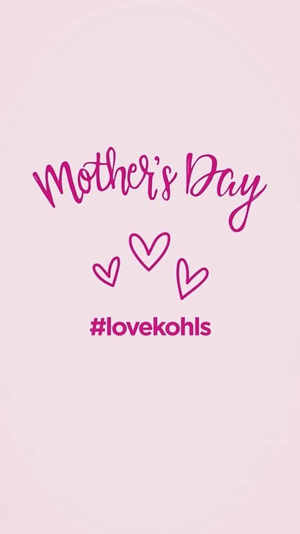 ロック&リパブリックのインスタグラム：「...Because Mother’s Day is right around the corner we got to thinking about all the reasons why we love our moms. Take a look at what some of our very own Kohl’s employees and their kids had to say, then share why you love your mom using #lovekohls.」