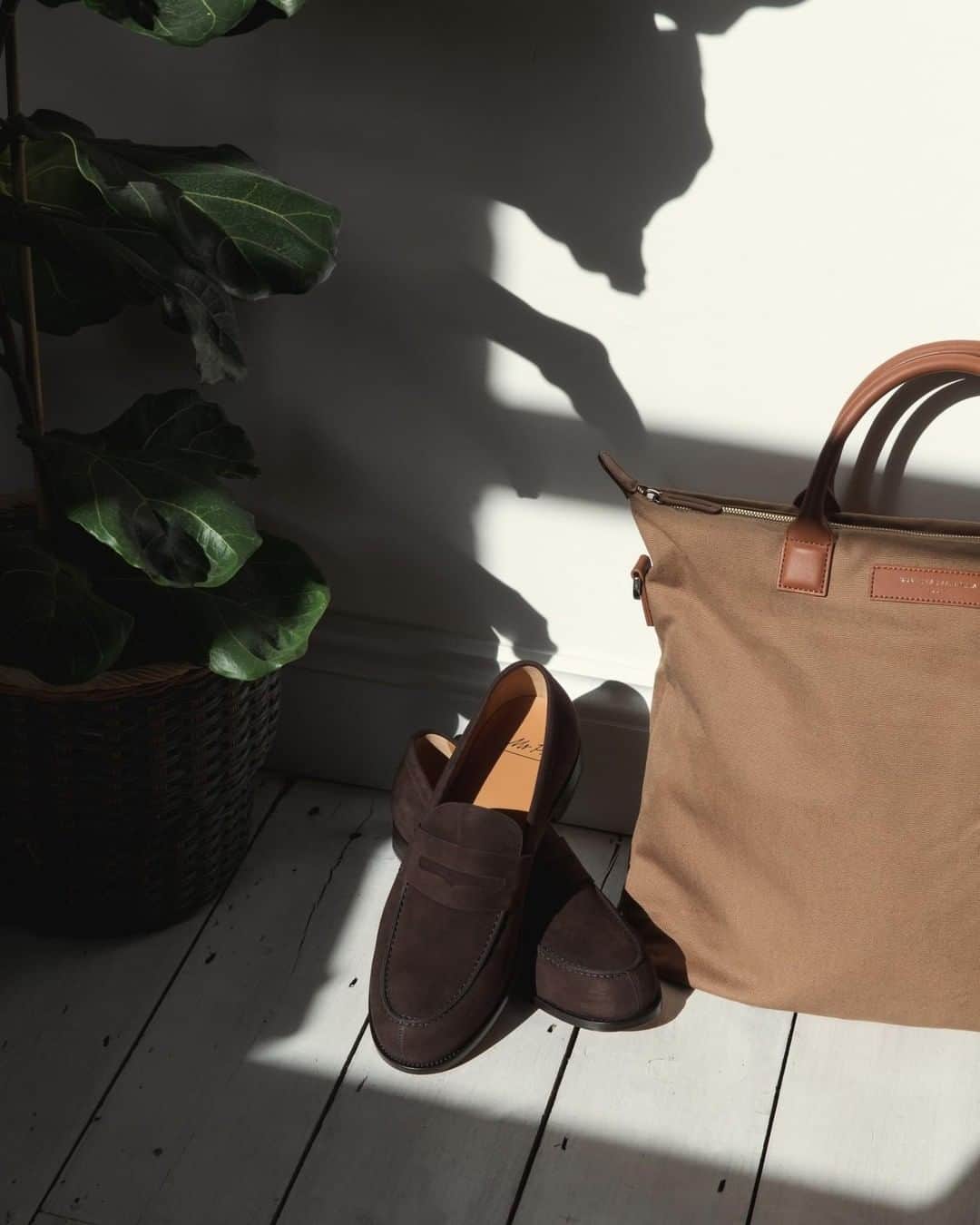 MR PORTERのインスタグラム：「After a few seasons of making the clothes we want to wear, we decided to turn our attention to footwear. Made especially for Mr P. by a family-run Italian workshop, these 'Dennis' loafers are crafted from supple suede and set on leather soles.⁣ -⁣ Follow @mrp for more updates from our in-house brand or head to the link in bio to discover the full collection. #MrPmyway」