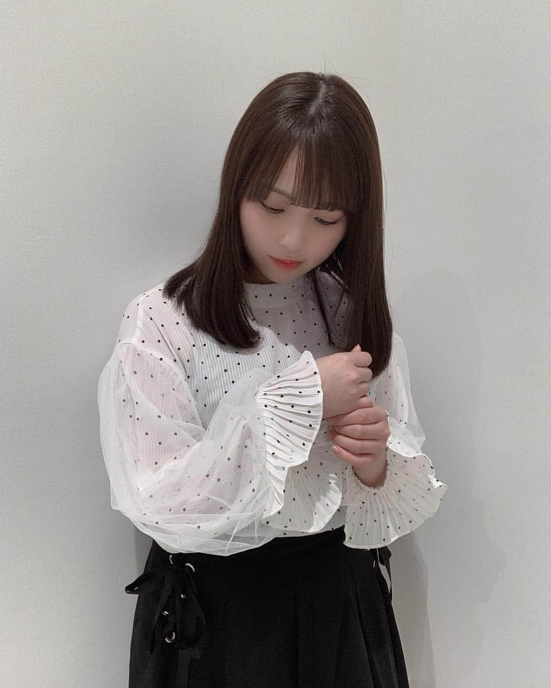 山内祐奈さんのインスタグラム写真 - (山内祐奈Instagram)「. 今日の#ootd  @dholic_official . . 2日間握手会ありがとう❤︎❤︎❤︎💭」4月30日 17時40分 - yuna_hkt48