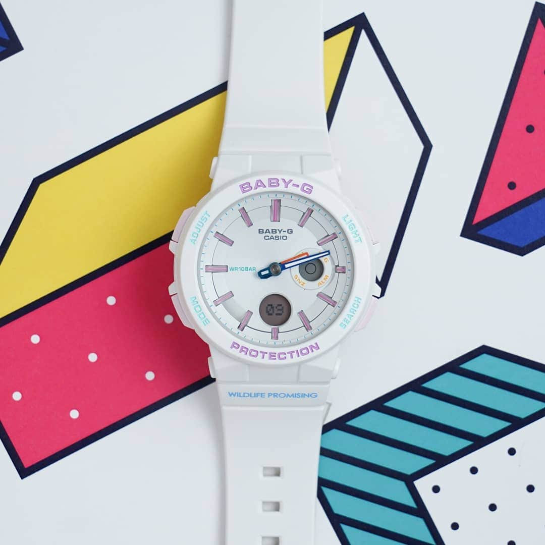 CASIO BABY-G Japan Officialさんのインスタグラム写真 - (CASIO BABY-G Japan OfficialInstagram)「ポップなコーデにもぴったり♡　マストバイなホワイトウオッチ♪ . Model: BA-255WLP-7AJR ¥15,000＋tax . #BABY_G #babyg_jp #GSHOCK #G_SHOCK #watch #腕時計 #CASIO #fashionista #instafashionista #ファッション #ファッションコーデ #ホワイト #時計好き #おしゃれ女子 #lovetheseaandtheearth #BA225WLP #BA225 #ゴールデンウィーク #GW」4月30日 17時52分 - babyg_jp