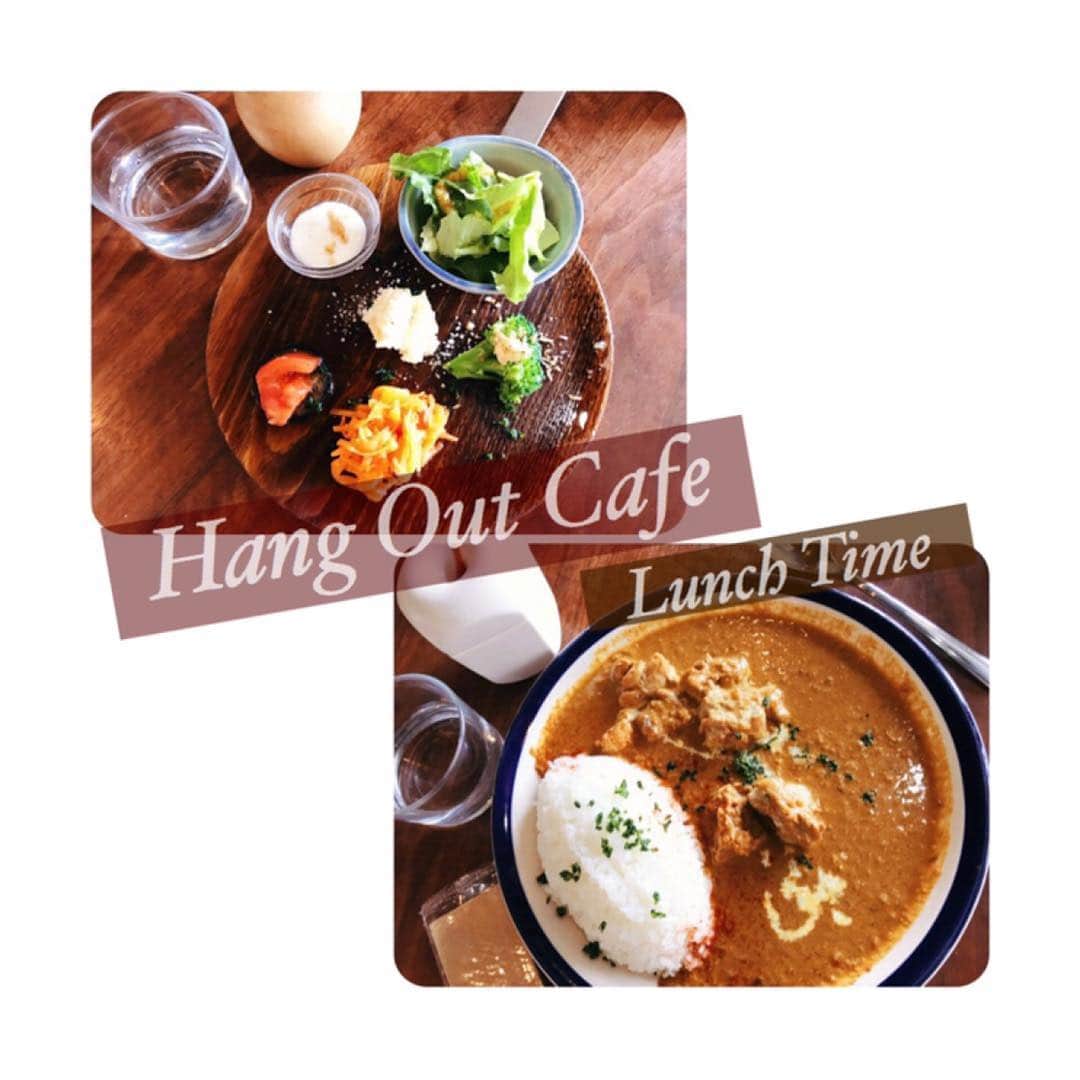 小河結香さんのインスタグラム写真 - (小河結香Instagram)「家族でランチ🍴💕 #lunch #curry #cafe #hangoutcoffee #カフェじゃなくてコーヒーだった #直すのめんどくさい #ごめんなさい」4月30日 9時55分 - yun2world