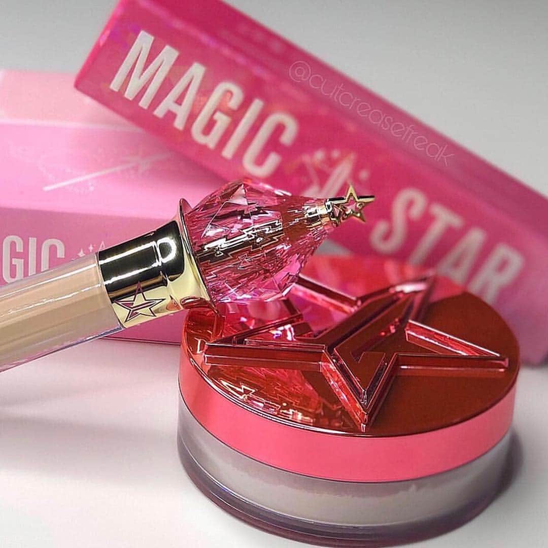 Jeffree Star Cosmeticsさんのインスタグラム写真 - (Jeffree Star CosmeticsInstagram)「TAKE A SHOT ⭐️⭐️ We love a stunning product shot especially of our new #MagicStar concealers & setting powders ✨✨ This is our shade ‘C13’ #magicstarconcealer and ‘Rose’ #magicstarsettingpowder 🌹🌹 Photo by: @cutcreasefreak  #jeffreestarcosmetics #settingpowder #vegan」4月30日 11時30分 - jeffreestarcosmetics