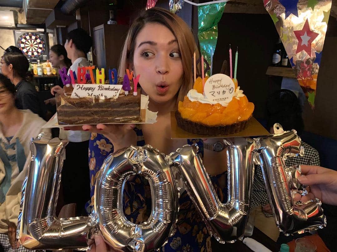 ダンドイ舞莉花のインスタグラム：「More!!! Birthday week pics!! #iloveyouall #thankyou #lastyearinmy20s #love #birthday #fun #平成ラストバースデー #本当に皆ありがとう」