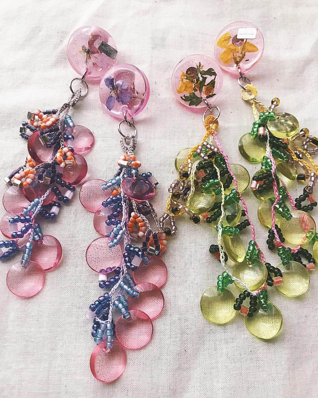 蓮沼千紘さんのインスタグラム写真 - (蓮沼千紘Instagram)「mellow×an/eddy .  5/3-5/7 -unfinished- . . . earring&pierce and more..... #mellowfukushima  #aneddy #knit #flower #accessory #exhibition #tokyo #ebisu #unfinished」4月30日 14時20分 - knitchihiro