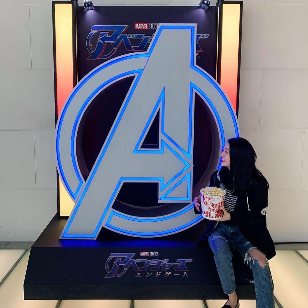 Karunaさんのインスタグラム写真 - (KarunaInstagram)「🌈📽🍿🧠 頭の中がアベンジャーズでいっぱい🤯 観た人たちとたくさん語りたい・・・笑 #最低もう一回は映画館で観ようと思う #ありがとうアベンジャーズ #MARVEL」4月30日 14時32分 - karuna0520