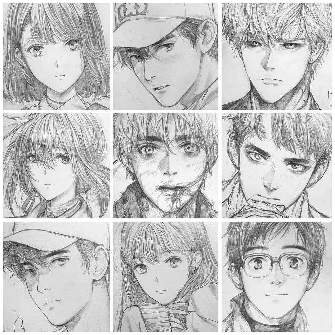 知花シンジさんのインスタグラム写真 - (知花シンジInstagram)「#faceyourart 🤔  Also, big thanks for following me! Whenever I don’t feel like drawing I come here and read your comments ❤️✨」4月30日 15時06分 - artbyshinji