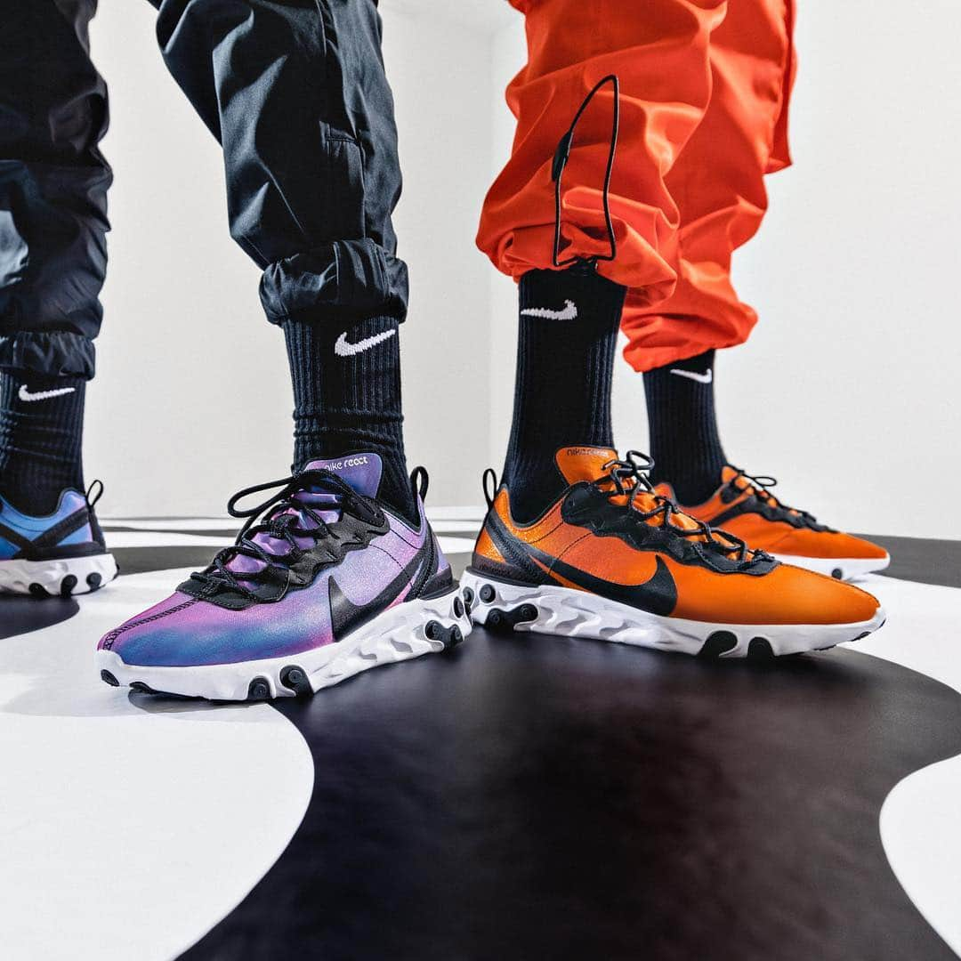 FOOTASYLUMさんのインスタグラム写真 - (FOOTASYLUMInstagram)「Time to react! The @nikesportswear React Element 55 'Sunrise and Sunset' pack launches 02/05/19 at 8am. - - - #WeAreFootasylum #footasylum #nike #reactelement55」5月1日 3時30分 - footasylum