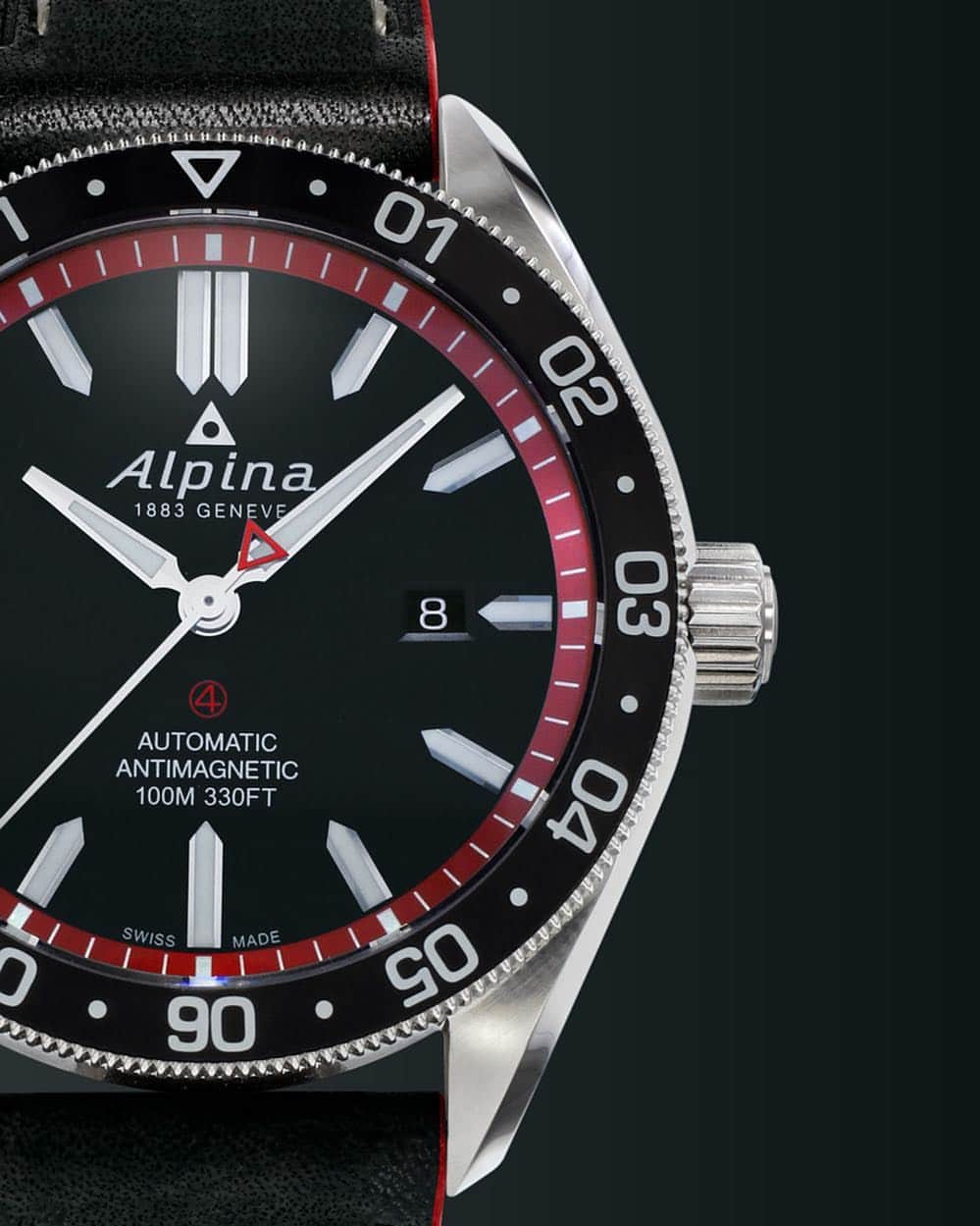 Alpina Watches Japanさんのインスタグラム写真 - (Alpina Watches JapanInstagram)「ㅤㅤㅤㅤㅤㅤㅤㅤㅤㅤㅤㅤㅤ 黒に赤が映えるスタイリッシュでタフなデザインと機能性を両立したラグジュアリーウォッチ ㅤㅤㅤㅤㅤㅤㅤㅤㅤㅤㅤㅤㅤ 《アルパイナー4 オートマチック》 AL-525BR5AQ6 ㅤㅤㅤㅤㅤㅤㅤㅤㅤㅤㅤㅤㅤ #Alpina #AlpinaWatchesJapan #swissmade #swisswatch #watch #wristwatch #sportwatch #outdoor #alpiner #automatic #10atm #LeatherStrap #アルピナ #アルピナウォッチ #スイス時計 #時計 #腕時計 #スポーツウォッチ #アウトドア #アルパイナー #機械式時計 #自動巻き #10気圧防水 #レザーストラップ」4月30日 18時56分 - alpinawatchesjapan