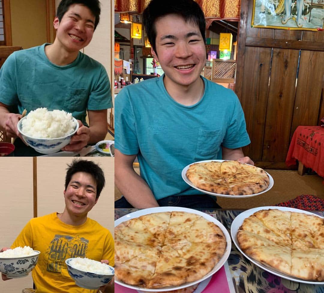 のインスタグラム：「#平成最後 のトレーニング🍚🍚🍚 #大食いクライマー」