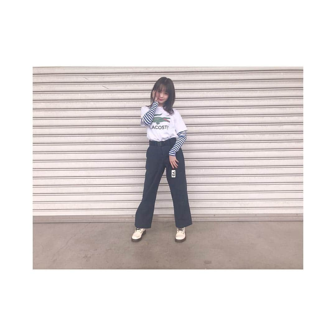 横山結衣さんのインスタグラム写真 - (横山結衣Instagram)「#今日の私服  #lacoste  #buzzricksons  #beams  #y3  #drmartens」4月30日 21時42分 - yoko_yui_team8