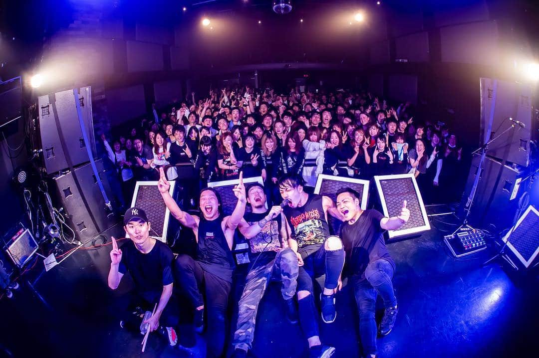 Crystal Lakeさんのインスタグラム写真 - (Crystal LakeInstagram)「THANK YOU SENDAI!! HELIX ONEMAN JAPAN TOUR 2019 Season 2.  Photo: @taka_tallman  #CrystalLake #HELIX #平成最後」4月30日 21時46分 - crystallake777
