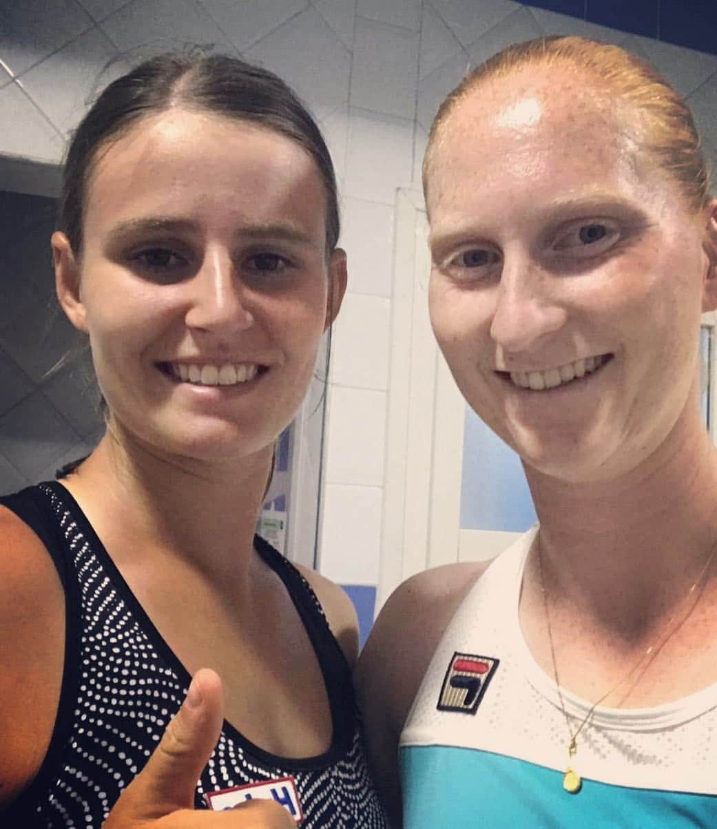 アリソン・バン・アイトバンクさんのインスタグラム写真 - (アリソン・バン・アイトバンクInstagram)「Won my single match yesterday ✅ and double match today with @greetjeminnen !😁🙌🎾 #WTARabat #Fullfocus #filatennis #snauwaert #ford #abautomotivevilvoordebrussels #vulpes_sport」4月30日 22時42分 - alison_van_uytvanck