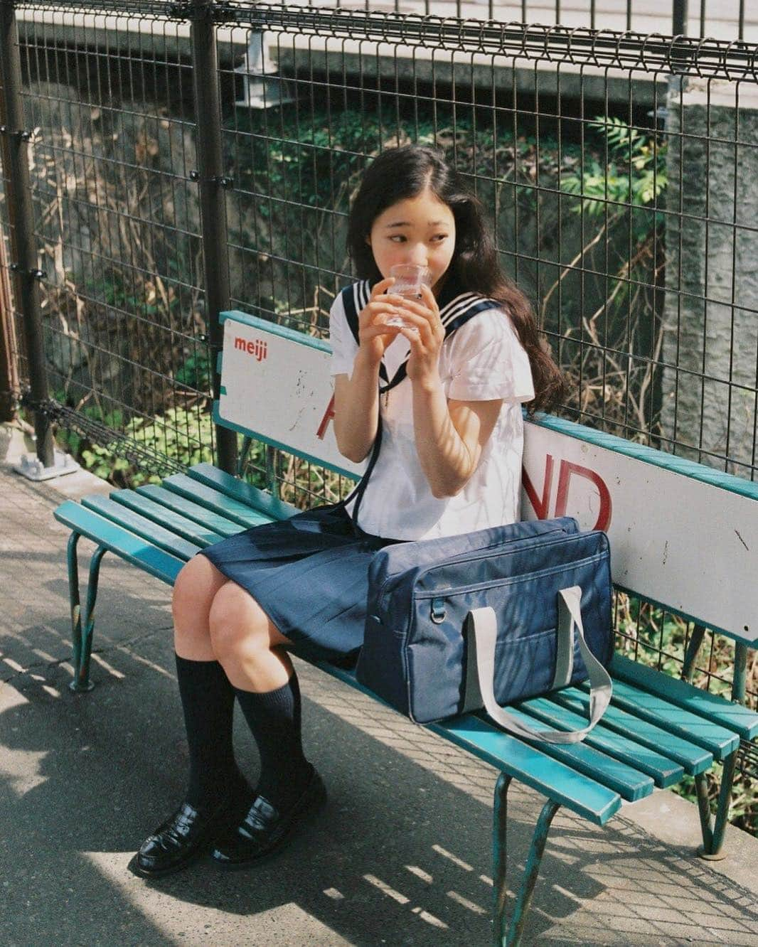 斎藤なりさんのインスタグラム写真 - (斎藤なりInstagram)「... #東京少女 #セーラー服 #下北女子」4月30日 22時56分 - nari_eye