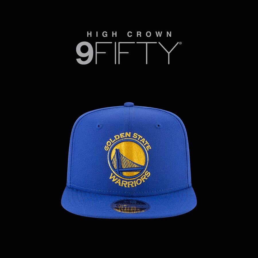 ニューエラ・キャップのインスタグラム：「Get a new look with the High Crown 9FIFTY. This Snapback features a steep structured front and square-edged visor with an old school look. Available in NBA, MLB, and NFL teams at neweracap.com」