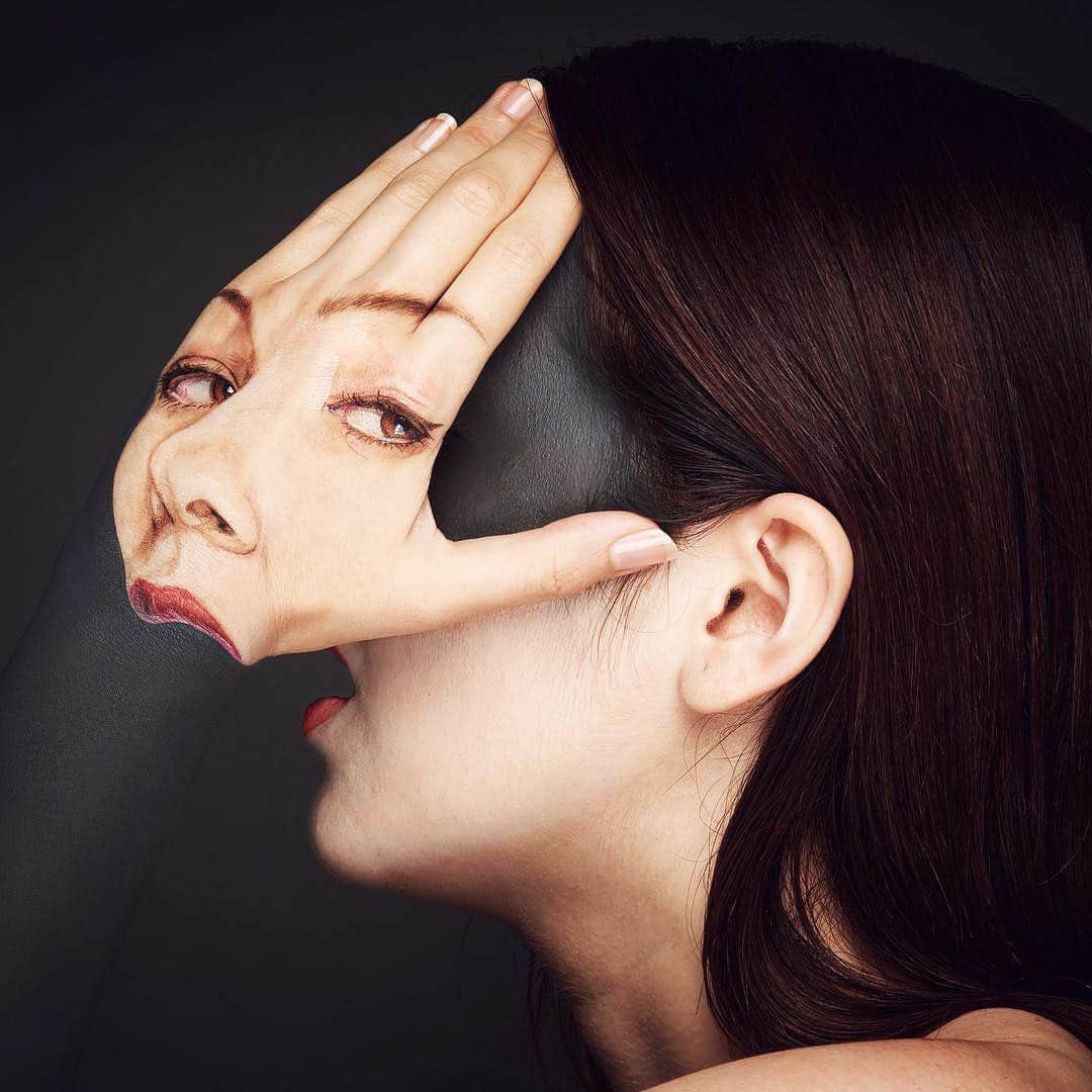 Amazing JIROさんのインスタグラム写真 - (Amazing JIROInstagram)「Trick face paintings!  These are all works represented by different tricks.」4月30日 23時04分 - amazing_jiro