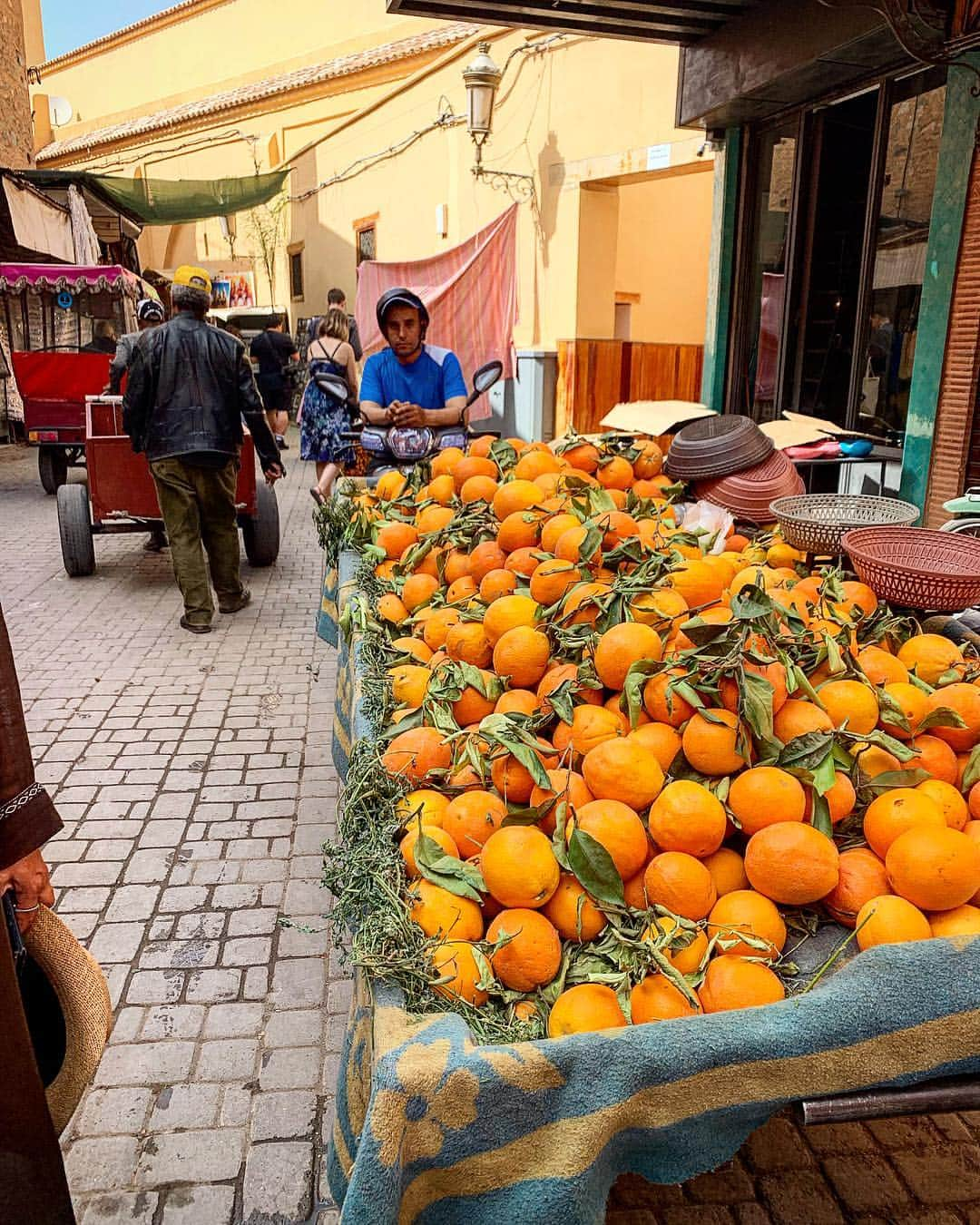 ニーナ・ガルシアさんのインスタグラム写真 - (ニーナ・ガルシアInstagram)「The colors of North Africa. The heartbeat of Marrakech is in it’s Souks.  It engages all your senses. ❤️💛🧡 @dior #diorcruise」4月30日 23時25分 - ninagarcia