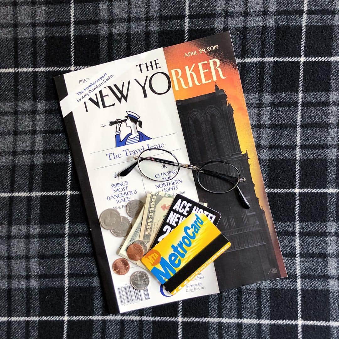 のインスタグラム：「in New York.」