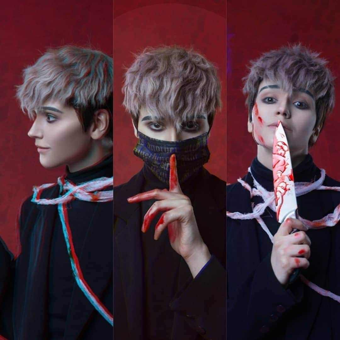 Gesha Petrovichさんのインスタグラム写真 - (Gesha PetrovichInstagram)「🎶 FOE - A handsome called death🌚✨ #killingstalking Happy have chance post some old works xD #sangwoo 😏🔪 Ph @timfrost_ph Wig: @geshacos #KScosplay #cosplay  #geshacoser」5月1日 0時41分 - petrovichgesha