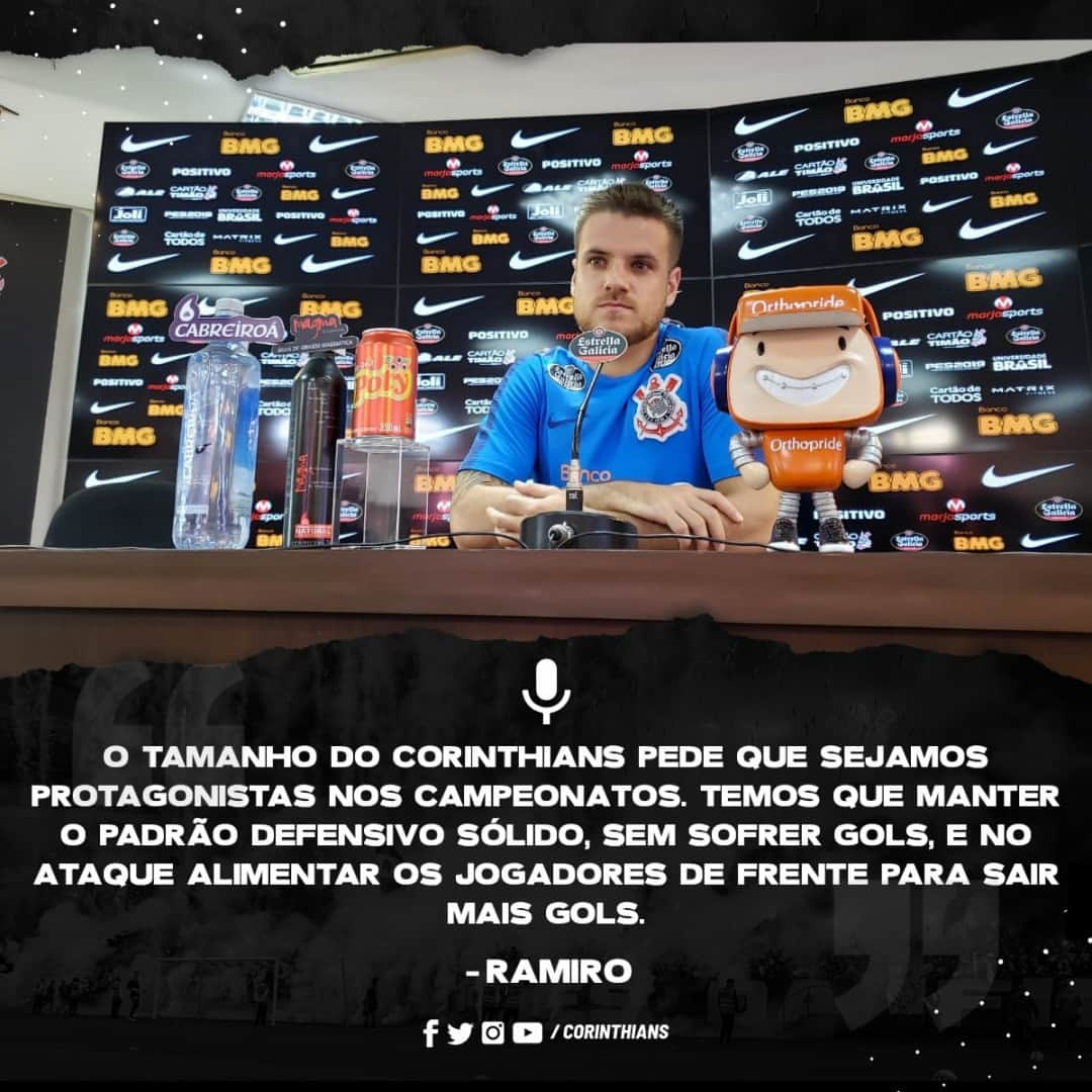 コリンチャンスさんのインスタグラム写真 - (コリンチャンスInstagram)「🎙 Fala, @ramirobenetti! . . #VaiCorinthians #Corinthianismo #FielAtéoFim #MeuBMG #NãoÉSóPatrocínio #TimeDoPovo #Corinthians #Timão #CorinthiansTV #FielTorcedor #AFielÉFoda #TodosPorUm #NikeFutebol #Joli #EstrellaGalicia #UniversidadeBrasilOficial #ÉPositivo #CorinthiansÉPositivo #LoucoPotyCorinthians #PostosALE #ALEnoTimão #TODOSportiCorinthians #CartãodeTODOSCorinthians #TODOSpeloTimão⠀」5月1日 2時00分 - corinthians