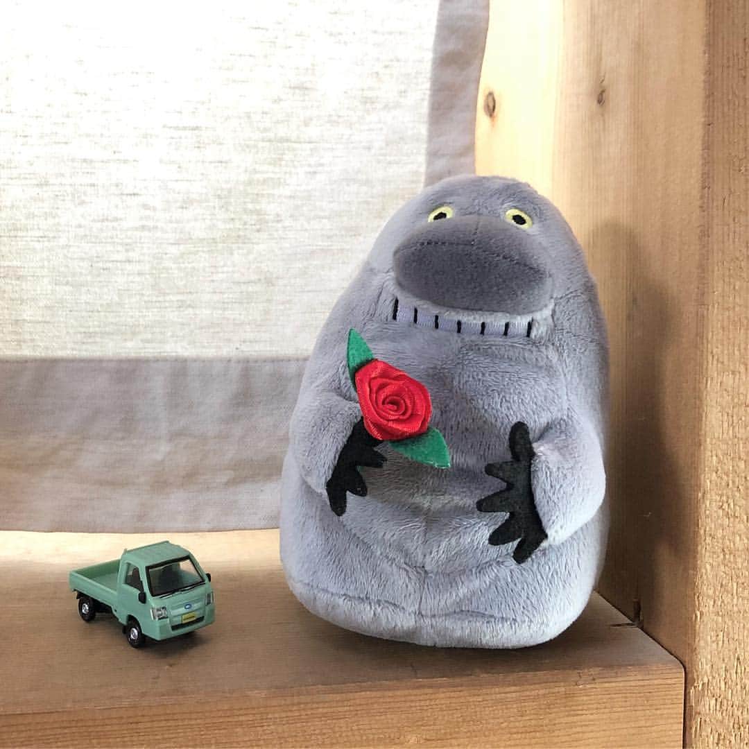 合田経郎のインスタグラム：「ムーミン展でモランを買った。」