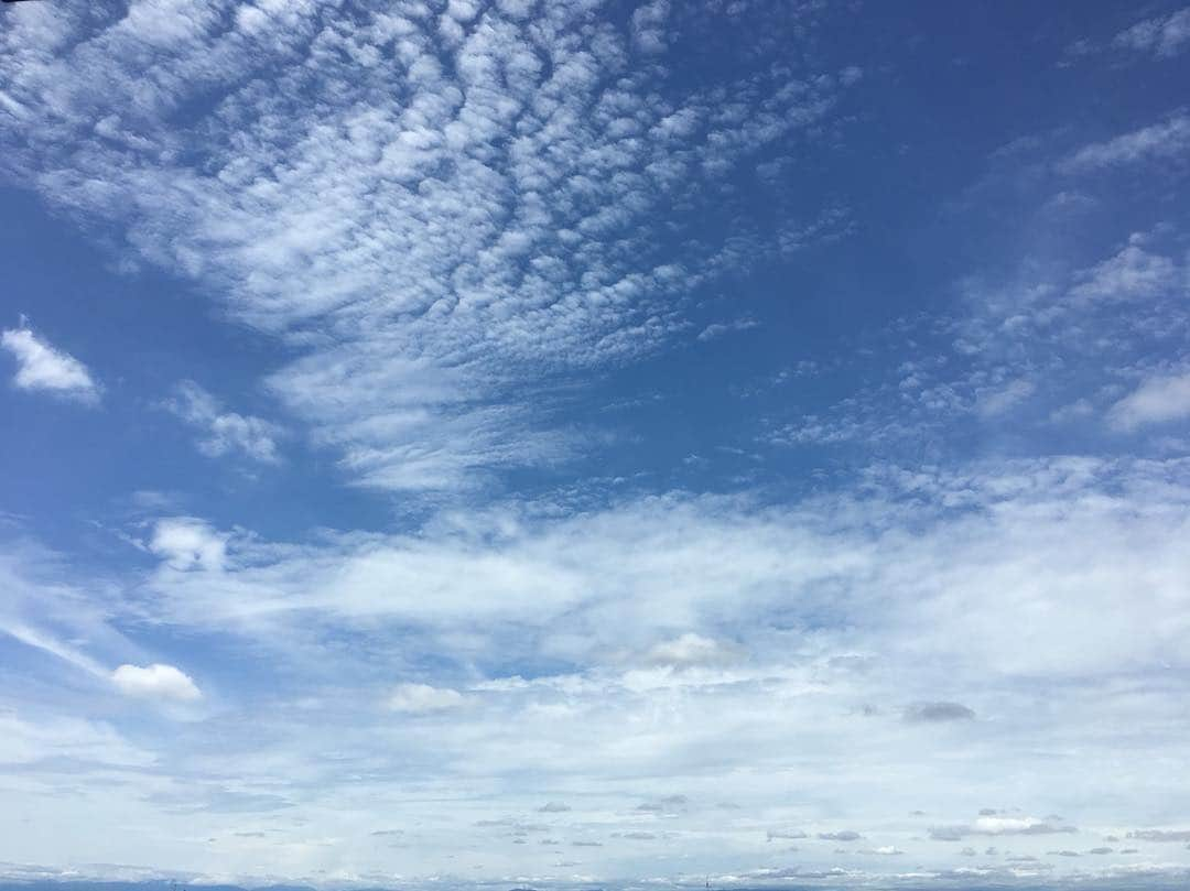 木部さんさんのインスタグラム写真 - (木部さんInstagram)「令和初日の空！ . .  気持ちも新たに頑張るぜ💪 . . . . #令和元年 #みなさんよろしくおねがいします #5月1日 #ありがとう平成」5月1日 11時50分 - kibe_dayo