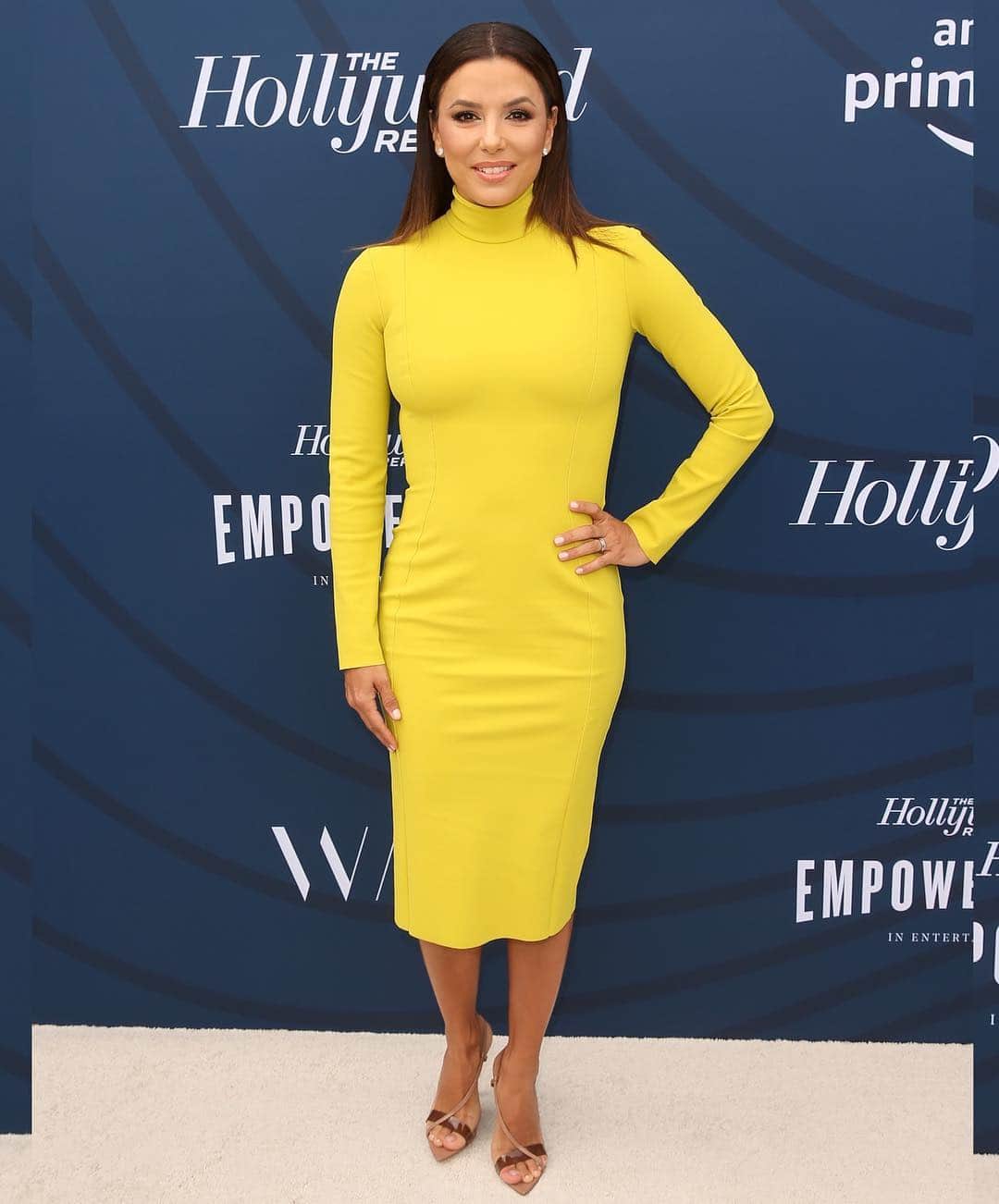 Just Jaredさんのインスタグラム写真 - (Just JaredInstagram)「@leamichele in @galvanlondon joins @evalongoria at the @hollywoodreporter’s Empowerment in Entertainment Event! #LeaMichele #Galvan #LeaMichele Photos: Getty」5月1日 11時53分 - justjared