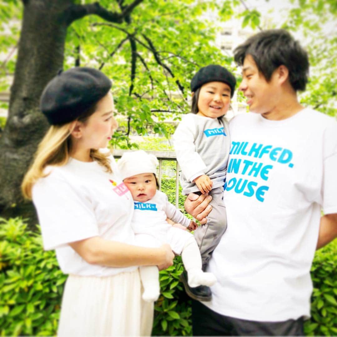 藤田裕樹さんのインスタグラム写真 - (藤田裕樹Instagram)「令和もよろしくお願いします👩👶👦🦌﻿ ﻿ 新元号のはじまりは家族でお揃いの服！！ ﻿ @milkfedjp ✖︎ @inthehouse_isetan ﻿ ﻿ #令和 ﻿ #藤田家 ﻿ #鹿映え ﻿ #鹿stagram  #milkfedjp  #xlarge那覇 @xlarge_naha  #世界平和」5月1日 12時15分 - fujiboy0730