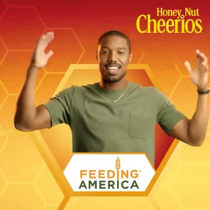 マイケル・B・ジョーダンのインスタグラム：「You guys, we did it! I’m so excited to share #TeamMBJ won Honey Nut @Cheerios Good Rewards and $100K for Feeding America! Blessed to have you all on my team. 🙌🏾🙌🏾#ItsBuzzcoinTime #ad」