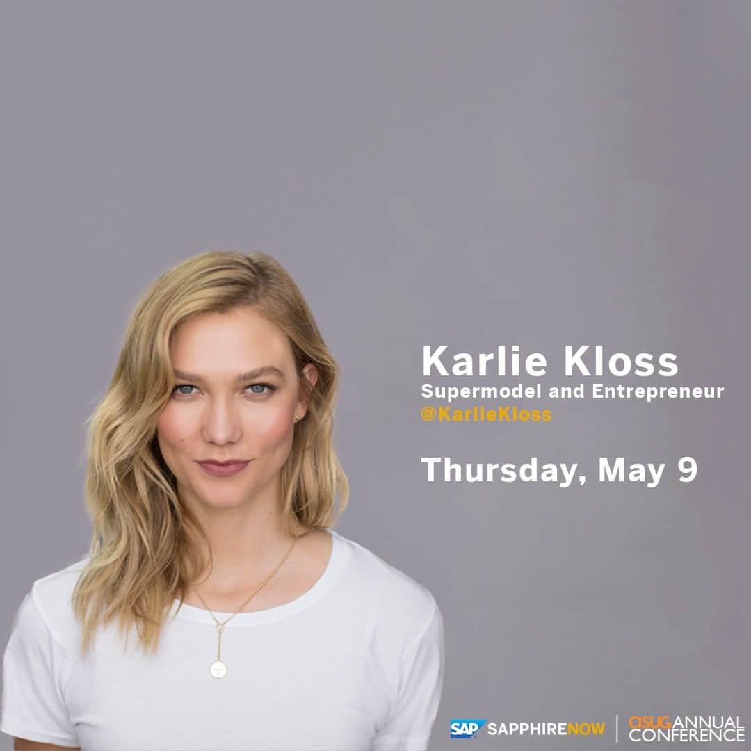 SAPさんのインスタグラム写真 - (SAPInstagram)「American supermodel. 40-time Vogue cover girl. Entrepreneur. Philanthropist. We can’t wait to welcome @karliekloss to Orlando for #SAPPHIRENOW. ☀️ http://sap.to/6170EgyA0 @kodewithklossy」5月1日 5時11分 - sap