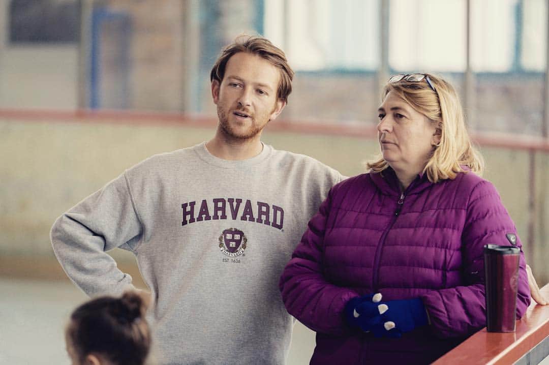 ステファノ・カルーゾのインスタグラム：「Ice Dance Seminar Berlin 2019 / Team work ⛸💪🙃 #Berlin #IceDanceBerlin #icedance #eistanz #seminar #figureskating #Coach #teamwork #happydays #happylife #lifeisbeautiful 📸 # Patrick Hennings」