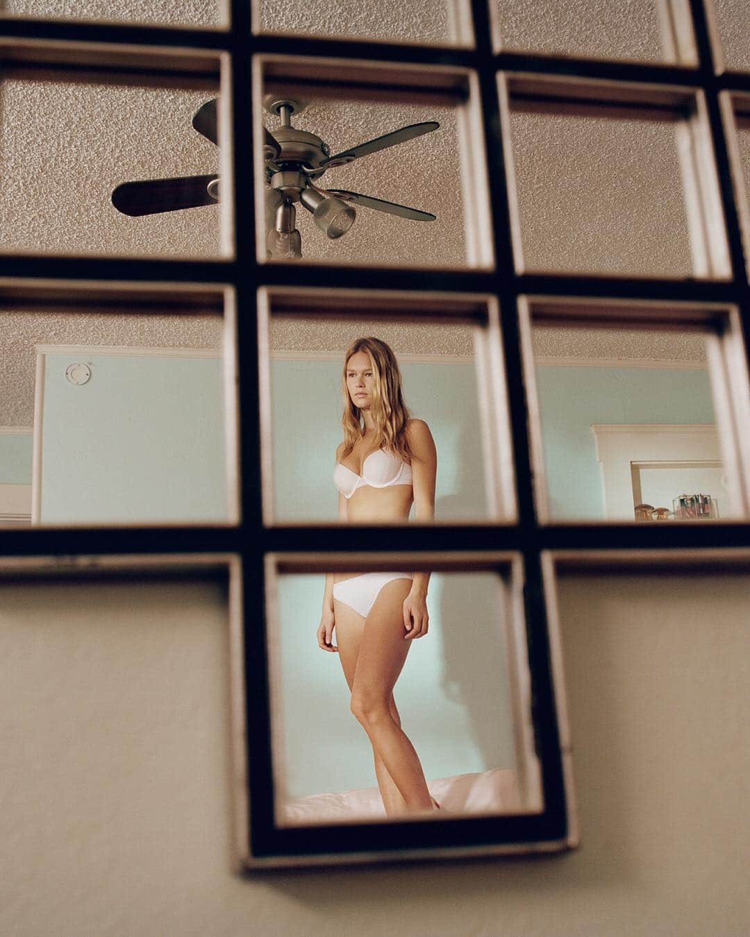 のインスタグラム：「Mid-week POV, through the 👀 of @tylersphotos 📸 @annaewers in our #Spring2019 #CALVINKLEINUNDERWEAR flirty push-up bra and bikini brief matching set. ⠀⠀⠀⠀⠀⠀⠀⠀⠀⠀⠀⠀ ⠀⠀⠀⠀⠀⠀⠀⠀⠀⠀⠀⠀ Shop now ➡️ Link in bio [EU].」