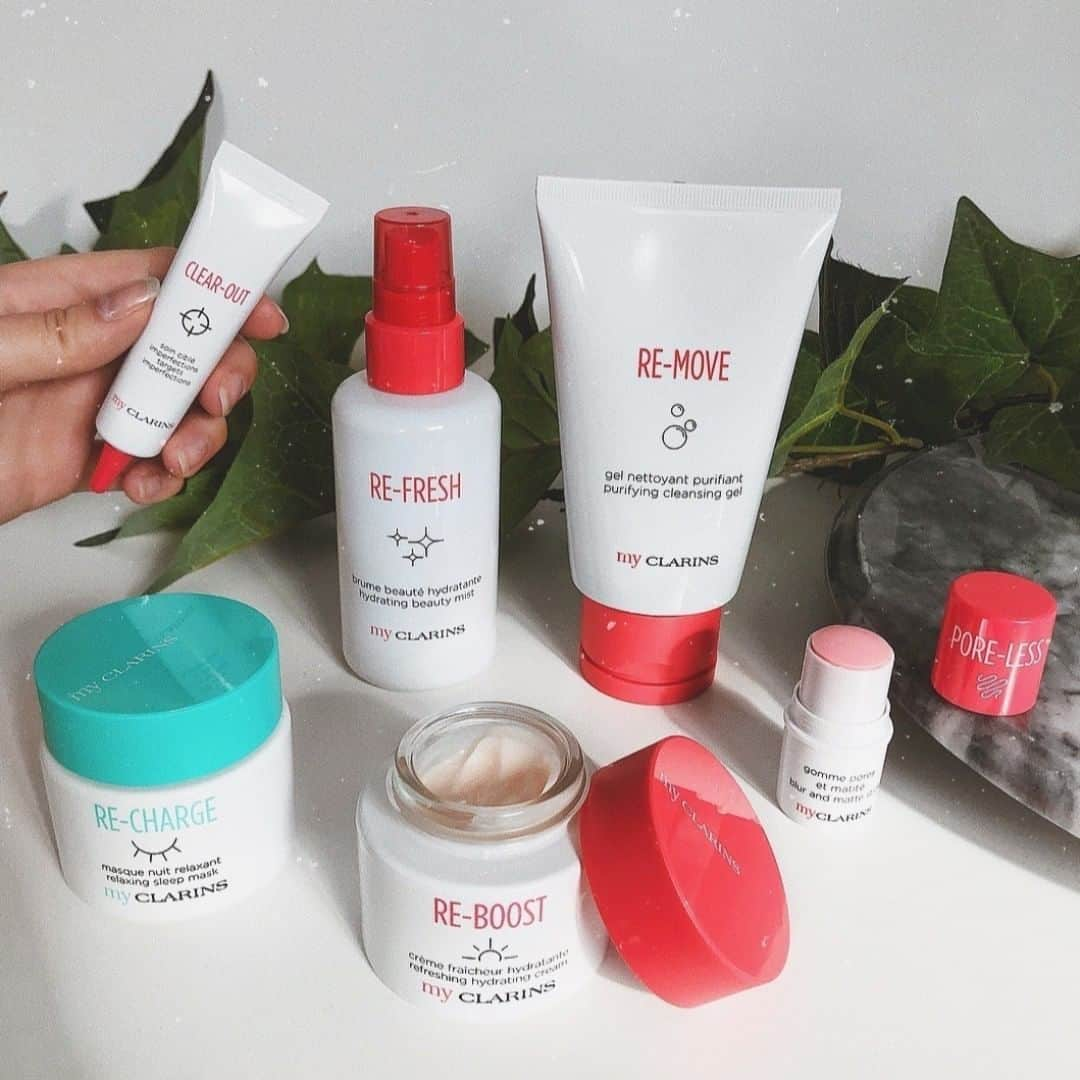 Clarins Canadaさんのインスタグラム写真 - (Clarins CanadaInstagram)「Say goodbye to imperfections thanks to the @myclarinsofficial line👋! Repost: @lauraglammore . . . #Clarins #ItsAllAboutYou #MyClarins #WellDoneNature #Vegan」5月1日 11時10分 - clarinscanada