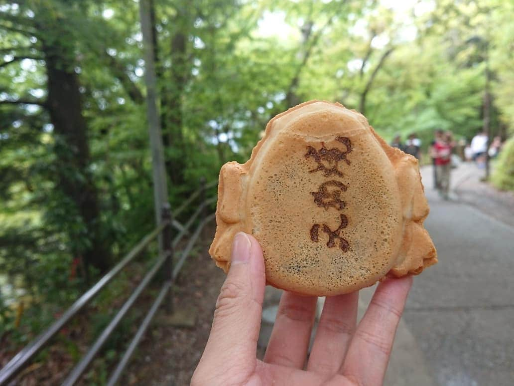 桜花さんのインスタグラム写真 - (桜花Instagram)「天狗焼きは今日も美味しかった🍀 令和も沢山食べるぞ〜🗻🌼 黒豆あんにもちもちの皮🍀やみつきです🍀  #天狗焼き  #高尾山  #名物  #山登り  #山  #山歩き #登山  #」5月1日 20時57分 - mountainohka