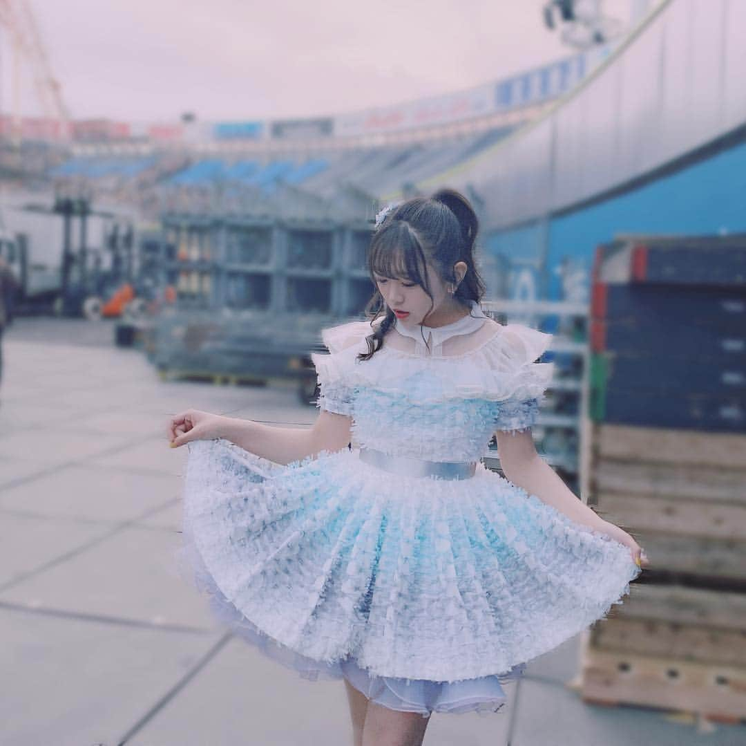 武田智加さんのインスタグラム写真 - (武田智加Instagram)「. ♥♥♥ . . #卒コン #新衣装 #hkt48 #オサレカンパニー . めちゃめちゃかわいくてお気に入り💎💕 #リボン がいっぱい♥ #シンデレラ #cinderella  が私の衣装のテーマって勝手に思ってる笑 . 衣装さんに感謝です♥ いつも衣装本当に可愛い🐰💓 . . #ステージ衣装 #衣装 #blue #purple #シースルー」5月1日 21時07分 - moka0225_hkt