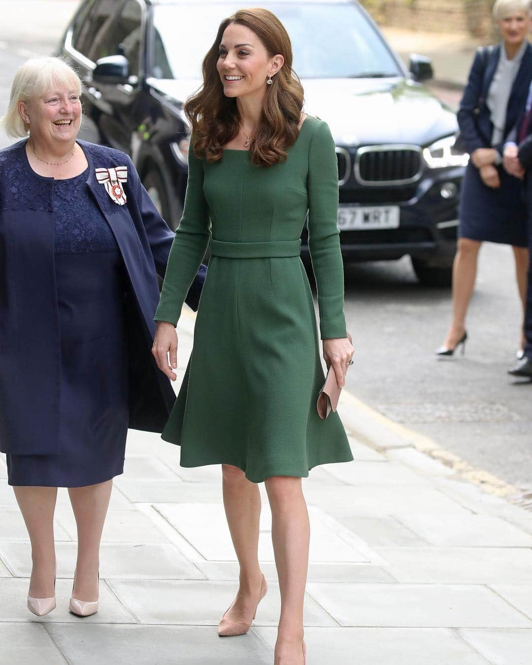 Just Jaredさんのインスタグラム写真 - (Just JaredInstagram)「Kate Middleton looks like she’s having a great time at the opening of the new Center of Excellence at the Anna Freud Center. Duchess Kate is wearing an @emiliawickstead dress.  #KateMiddleton Photos: Getty」5月1日 22時02分 - justjared