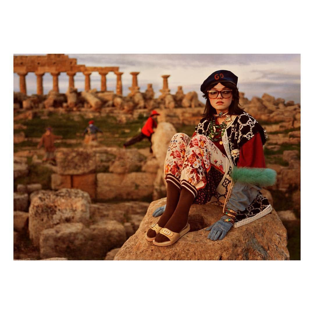 グッチさんのインスタグラム写真 - (グッチInstagram)「Situated on the southwestern coast of Sicily in Italy, the ancient Greek city of Selinunte is the set of the #GucciPreFall19 campaign. Discover more through link in bio. @alessandro_michele #AlessandroMichele」5月1日 22時08分 - gucci