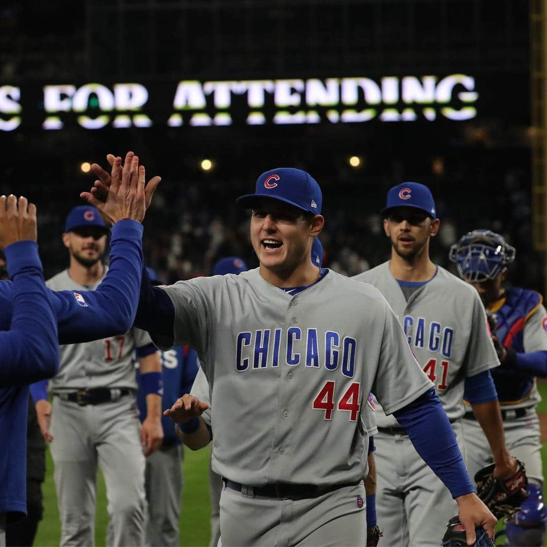 シカゴ・カブスさんのインスタグラム写真 - (シカゴ・カブスInstagram)「#Cubs win! #EverybodyIn」5月1日 14時32分 - cubs