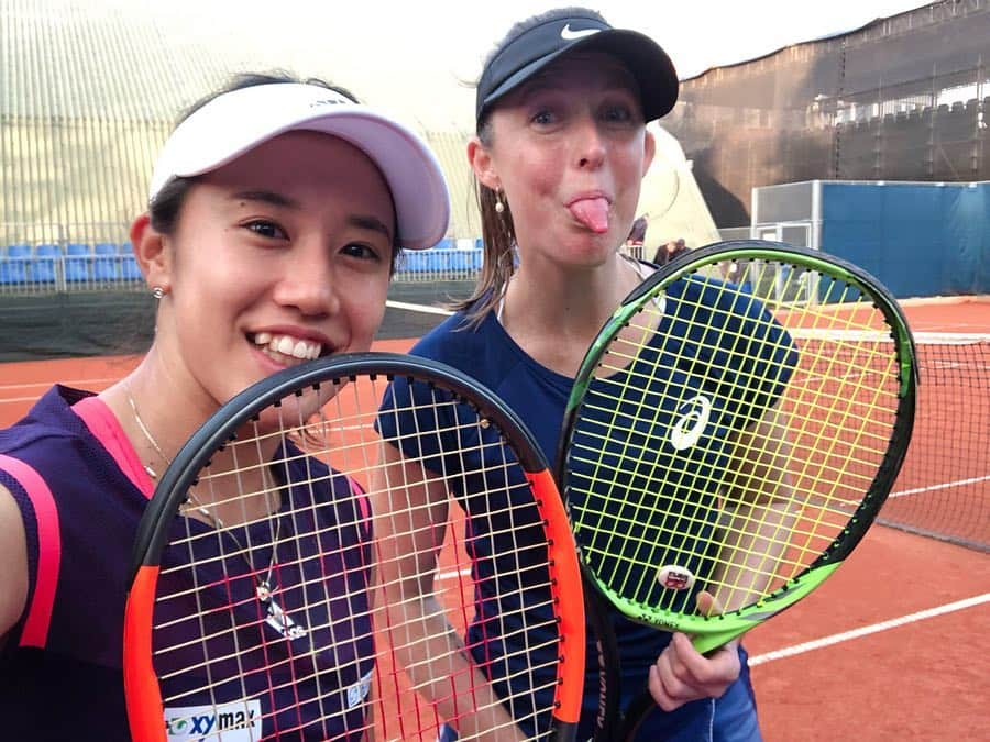 加藤未唯さんのインスタグラム写真 - (加藤未唯Instagram)「First win on clay court together!!🔥 令和になって、ウィルソンになって初めての勝利✌️✨ #令和 #こんにちは  #Prague #CzechRepublic #adidas #wilson」5月1日 15時00分 - miyukato1121