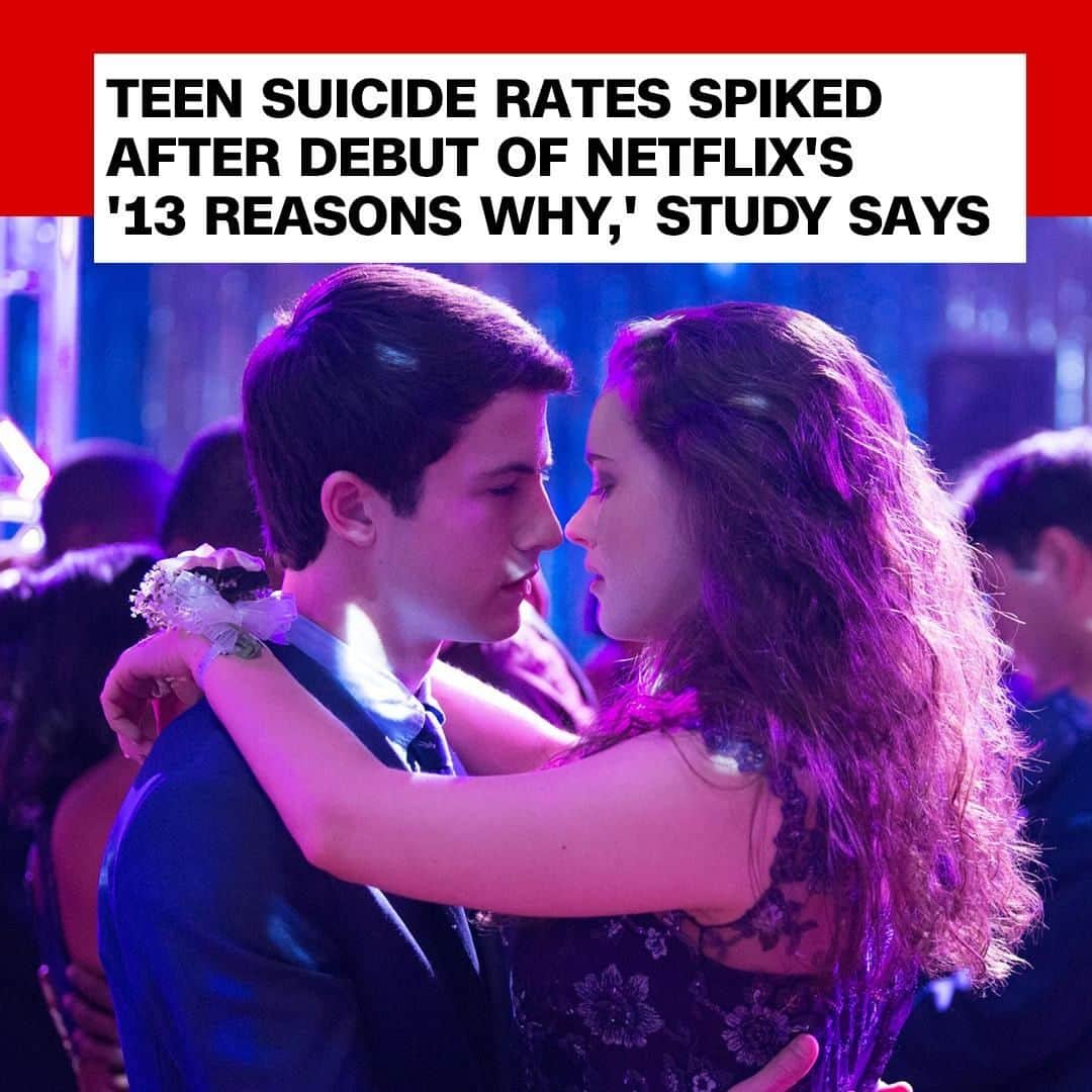 CNNさんのインスタグラム写真 - (CNNInstagram)「The rate of suicide among US boys ages 10 to 17 surged in the month after the Netflix show “13 Reasons Why” premiered in March 2017, according to a new study. The nine months after the release saw an extra 195 deaths by suicide among 10- to 17-year-olds than would have otherwise been expected, according to the study published Monday by the Journal of the American Academy of Child and Adolescent Psychiatry. "This is a critically important topic and we have worked hard to ensure that we handle this sensitive issue responsibly,” Netflix said Tuesday. (📸: Beth Dubber/Netflix)」5月1日 16時00分 - cnn