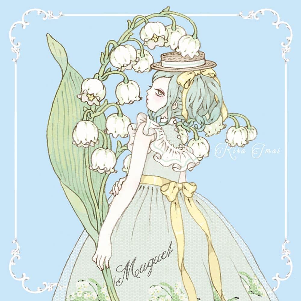 今井キラのインスタグラム：「Jour de muguet﻿﻿ 今日は鈴蘭の日。﻿ ﻿ ﻿ ﻿ #jourdemuguet」