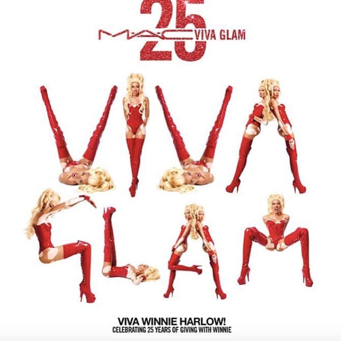 M∙A∙C Cosmetics Japanのインスタグラム：「⠀ @winnieharlowを起用して ビバ グラム25周年をセレブレート👏👏 #VIVAGLAM #ビバグラム ⠀ *全国発売5/1 (公式オンラインショップ発売 5/7) ⠀ ⠀ ⠀ ⠀ ⠀ ⠀ #MACCosmeticsJapan #MACコスメ #MACCosmetics #MAC #コスメ #メイク #MACリップ #マットリップ #LIP #赤リップ #REDLIP #LIPSTICK #MACLIP #throwback #限定」