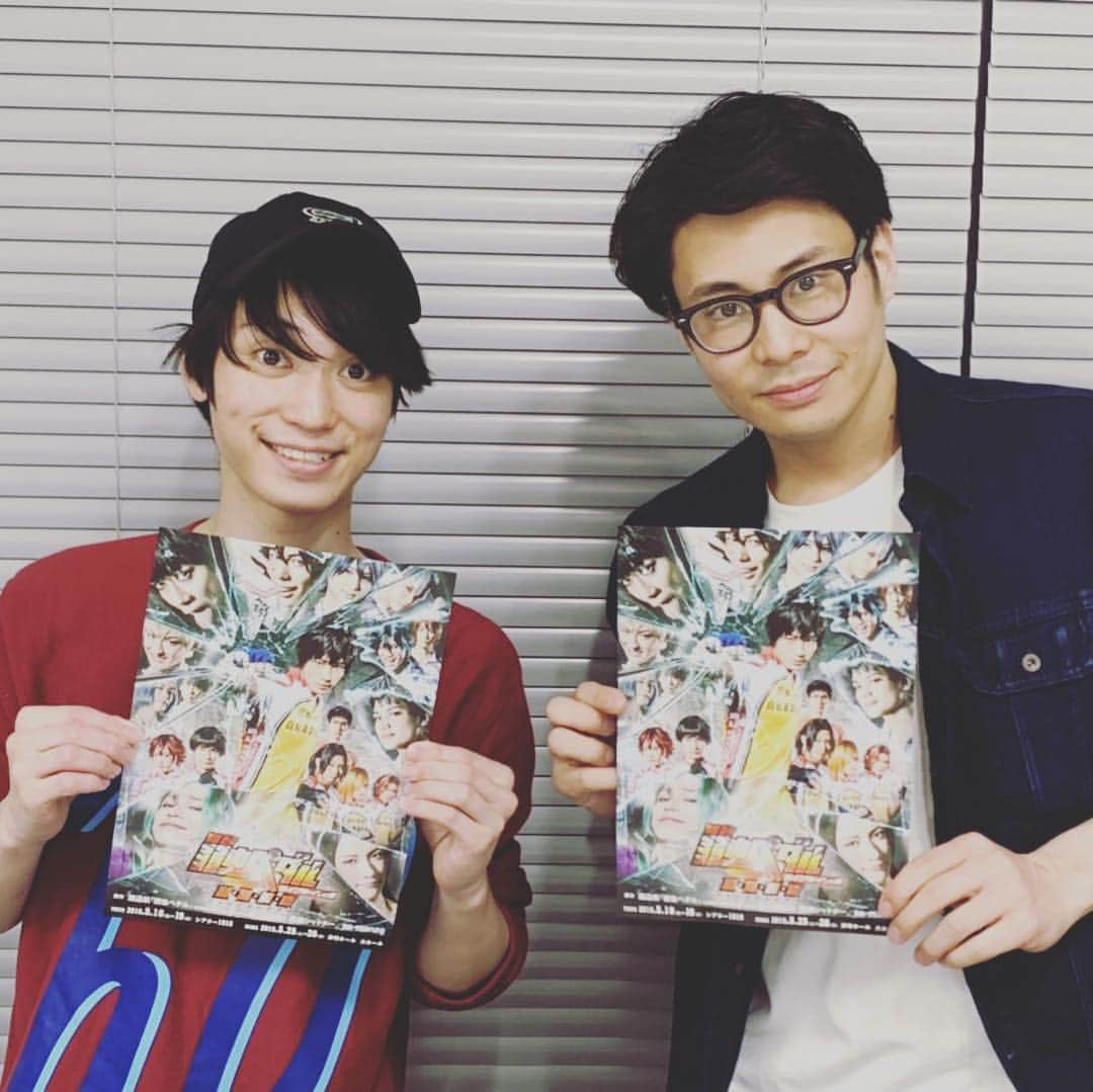 百瀬朔さんのインスタグラム写真 - (百瀬朔Instagram)「令和初ラジオゲスト。 #mu_fmyokohama  #鯨井康介  #兄さん  #ペダステ」5月1日 19時21分 - momose.saku.official