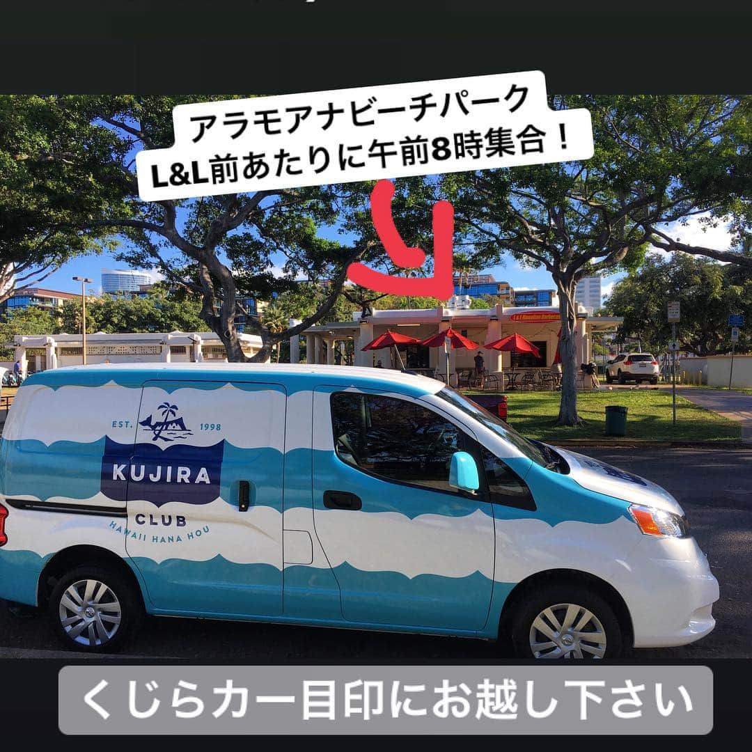 Kujira Clubさんのインスタグラム写真 - (Kujira ClubInstagram)「✴︎ 2019年5月2日（木)午前8時集合で くじら倶楽部主催「アラモアナビーチクリーン」行います！ ビーチパーク内のL&Lあたりにくじらカーを止めて皆様のお越しをお待ちしています。 ✴︎ どなたでもご参加頂けます。 環境問題に興味がある方、ハワイに恩返ししたい方、ハワイと繋がりたい方等お気軽にご参加下さい♪ ✴︎ 🐳タイムシェアのリセール 🐳タイムシェアの名義変更 🐳ワイキキにて短期から長期の荷物預かり しています【くじら倶楽部】です。 ✴︎ #くじら倶楽部 #kujiraclub #ハワイ #タイムシェア #ゴミ拾い #ボランティア #環境問題を考える #ハワイ好きと繋がりたい #アラモアナビーチ」5月2日 7時00分 - kujiraclub